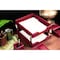 Dacasso Burgundy 8-Piece Leather Desk Set, Bonded Leather DF-5203 - alternate 6
